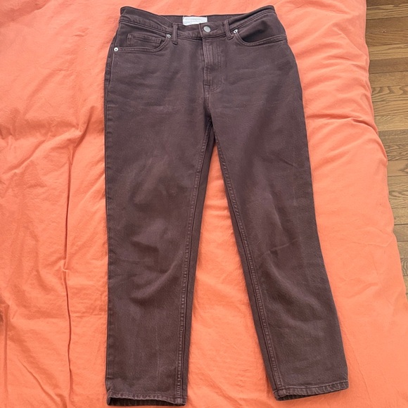 Everlane Pants - Everlane Chocolate Brown Original Cheeky Jeans 28